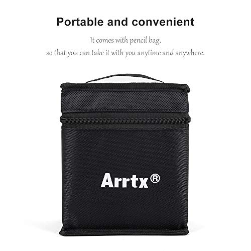 Arrtx marcadores de ponta dupla à base de álcool de 48 cores, conjunto de canetas marcadoras de arte