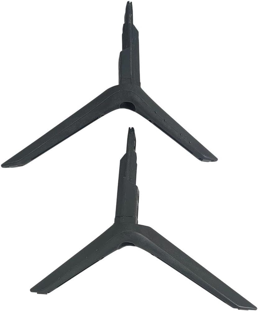 Original TV Base Stand Legs for Samsung - 43" Class CU70 Model UN43CU7000BXZA (No Screws Required. The Stand Snaps in Place).