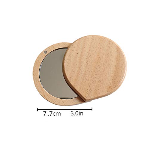 Espejo de Maquillaje Portátil de Madera Maciza SUNESA miniatura 2