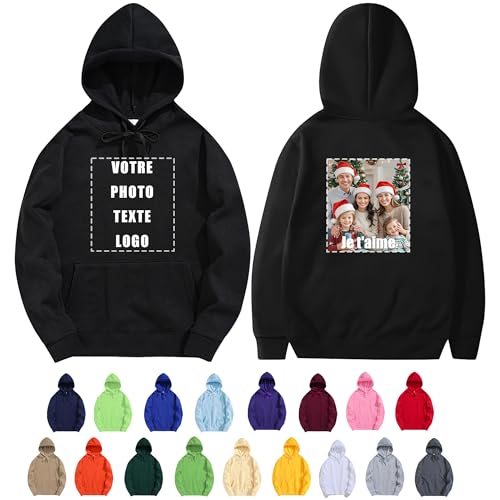 Personnalisé Avec Logo/Photo/Texte Sweat Zippé Homme