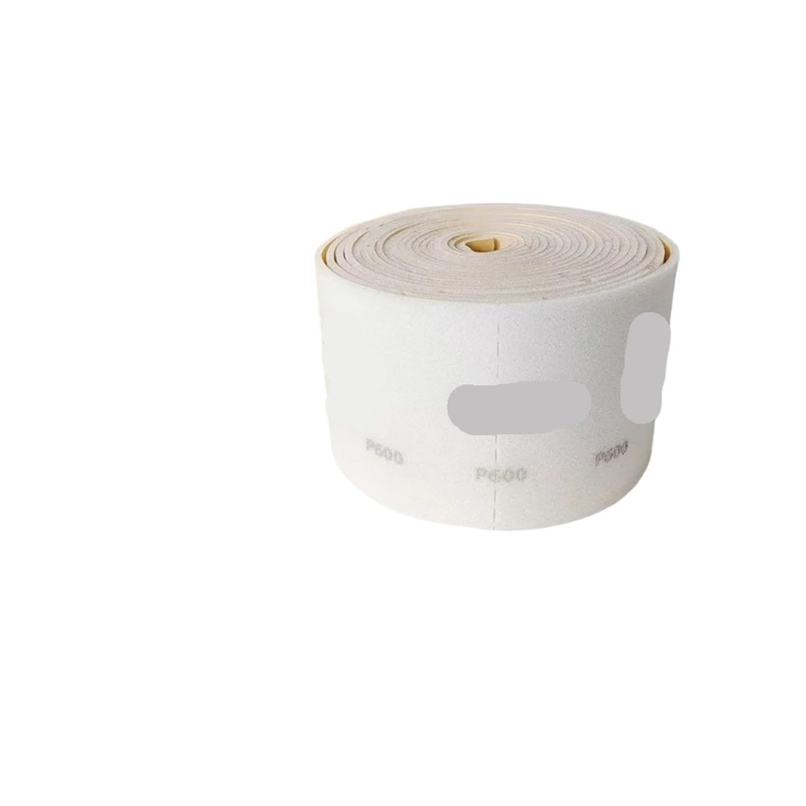 Rollo de papel lija for pintura coche, pulido, agua seca, esponja suave, bloque arena abrasivo Adecuado para lijar muebles, madera y metal(600 grit,50PCS)