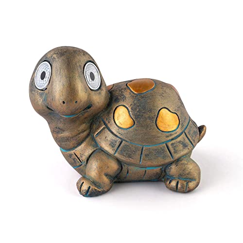 Lampes solaires d'extérieur pour Jardin, Statue de Tortue, décoration de Jardin, décoration de Jardin, Lampes solaires étanches pour Jardin, pelouse, Cadeaux de Jardinage pour Enfants et Amis Cover