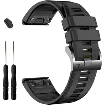 EZMVZKU Pulseira de relógio de silicone Quickfit de 20 mm para Garmin Descent Mk3 43 mm/Epix Pro 42 mm/Fenix 7S/6S/5S/7S Pro/6S Pro/5S Plus, pulseira esportiva de substituição para Approach S70