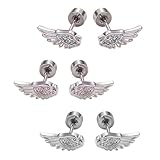Pendientes con forma de para perforación de cartílago, estilos fáciles de combinar, diseños portátiles de aleación, accesorio para oreja a