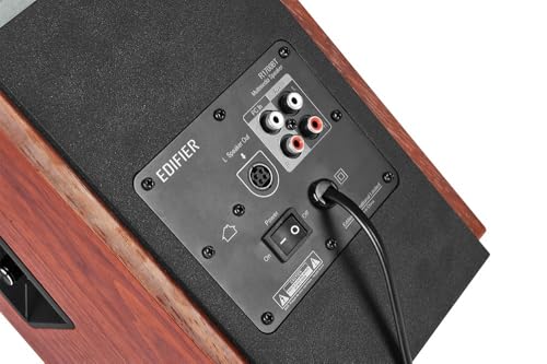 R1700BT Diffusori da Scaffale Bluetooth - Monitor Studio Nearfield Attivi - Diffusori Alimentati 2.0 Struttura con Cassa 66w RMS-Legno - Casse per PC - Immagine 4