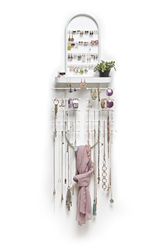 Preisvergleich Produktbild Umbra Valerina Schmuckhalter, Metall, Weiss