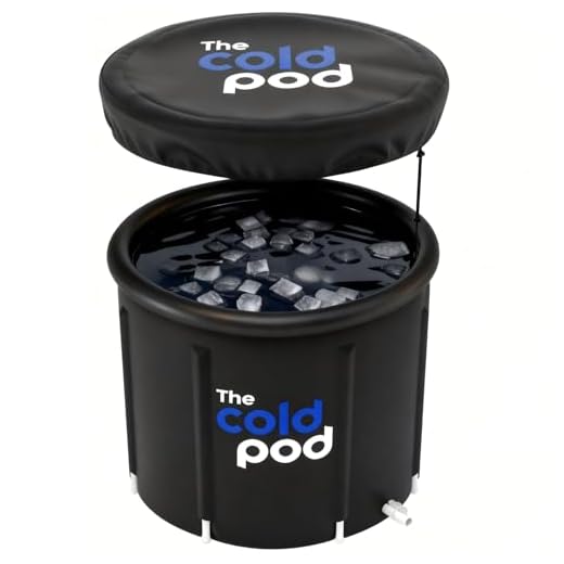 The Cold Pod Ice Bath Tub for Athletes XL: Cold Plunge Tub Outdoor with Cover,116 Gallons Capacity Portable Ice Bath Plunge Pool by The Cold Pod,Easy Install