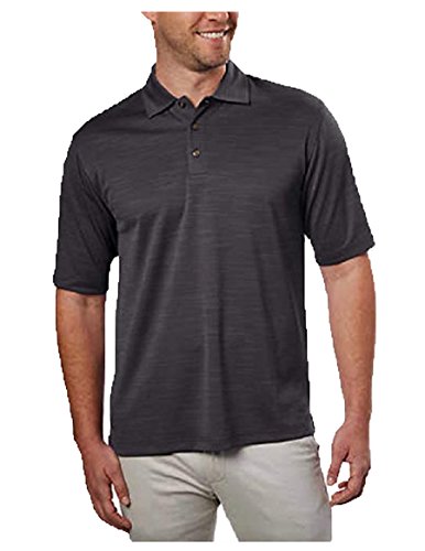 Kirkland Signature Mens Pima Cotton Polo (Large, Purple)