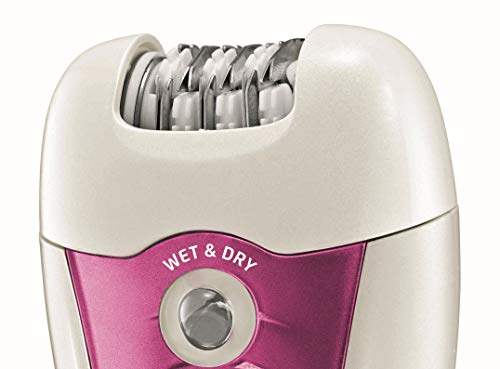 Depilador Elétrico Mondial, Aquaskin II, Bivolt, Branco/Rosa - DP-04