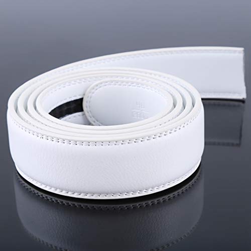 Men'S Pu Leather Ratchet Sliding Replacment No Buckle Belts Straps For Men4