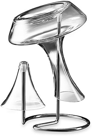 Splash 3-Piece Decanter Set, Decanter measures 10" H and has a 41 3/4-ounce capacity.