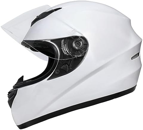 Zorax Matt Black L (59-60cm) Full Face Motorcycle Motorbike Helmet ECE 2206 Approved