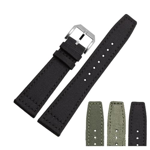 Bracelet de montre nylon textile de rechange pour boîtier classique chic
