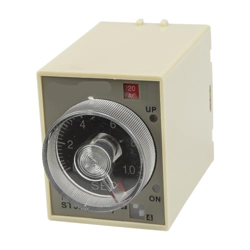 Relé temporizador ST3PC-B de 24V CA CC con retardo regulable hasta 6 minutos
