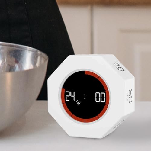 Minuteur numérique rechargeable par USB doté d'un affichage de la progression du temps - 5