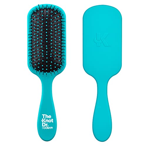 Conair The Knot Dr. hair brush by Conair - Detangling hair brush - Removes Knots and Tangles in wet or dry Hair - hair brushes for women - Pink
