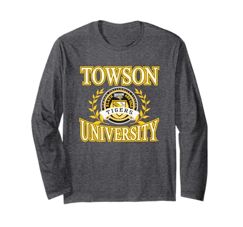 Towson Tigers Laurels Officially Licensed Long Sleeve T-Shirt