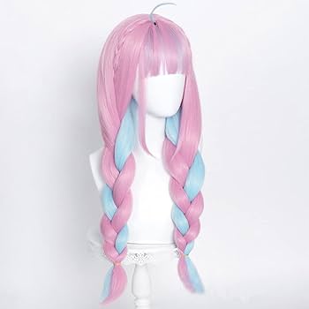 Amazon.co.jp: LAOBAO コスプレ ウィッグ 湊あくあ かつら カツラ 耐熱