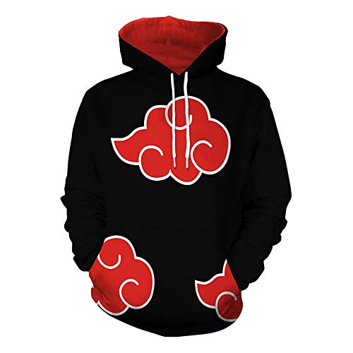 SUPERCOS Akatsuki Cloud Sweatshirt Fourth Hokage Yondaime Hokage Hoodie Outerwear Uchiha Itachi Jacket Cosplay Costume