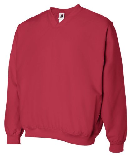 NEW Badger Sportswear Microfiber Windshirt, L, Red BRAND NEW