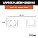 CURT 58003 Easy-Mount Vehicle Trailer Wiring Connector Mounting Bracket for 2-1/2-Inch Receiver, 4 or 5-Way Flat, 6 or 7-Way Round