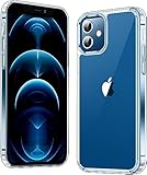 Temdan Hybrid Serie Kompatibel mit iPhone 12 Hülle und Kompatibel mit iPhone 12 Pro Hülle, Harte...