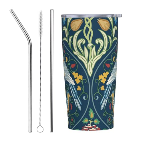 EBAX ԕ (2) ^u[Rbv ^fM_uEH[600mlSUS304HiO[hXeX t^tR[q[Jbv ԗp ۗEۉ Rh~XeXRbv Straw Three-piece Set