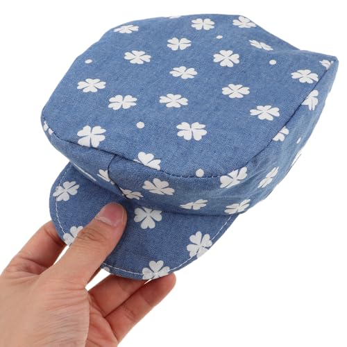 Adjustable Baseball Cap Soft Sun Hat for Newborns Print Photo Prop for Boy Girl Cute and Stylish Hat for Photoshoots Multi4
