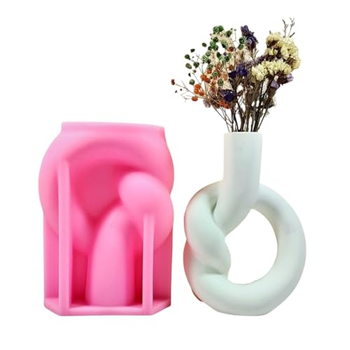Easy Release Silicone Vase Mold For Handmade Nordic Style Art Vase Creations