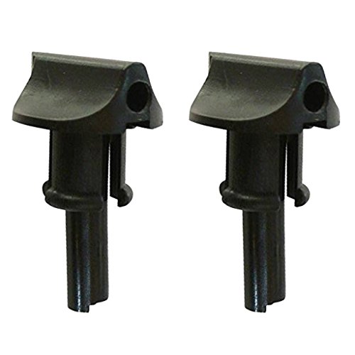 LOVIVER 2x Trimmer Choke Lever Knob FS120 200 FS250 FS300 FR350 FR450 4128 182 9500