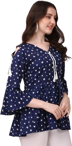 Image of ZELZIS Women Crepe Fabric Dori Tunic
