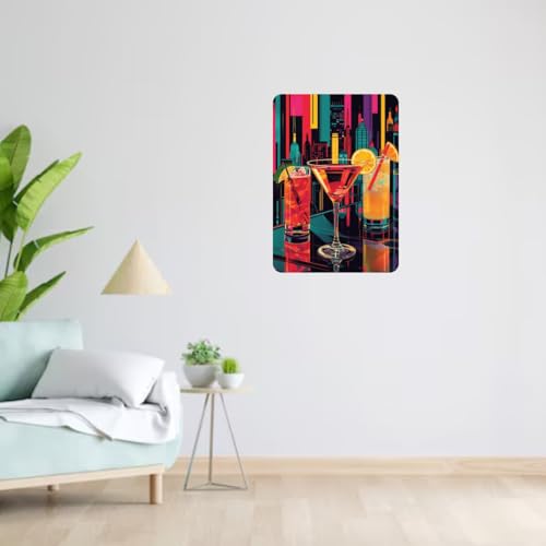 Image of Zesta Bathroom Decor Items Washroom Decor Tin Sign | Aesthetic Posters Wall Poster for Bedroom | Magnetic Cafe Decoration Items /Restaurant Decorations Items | Quirky Home Decor Bar Accent (Bar (4))