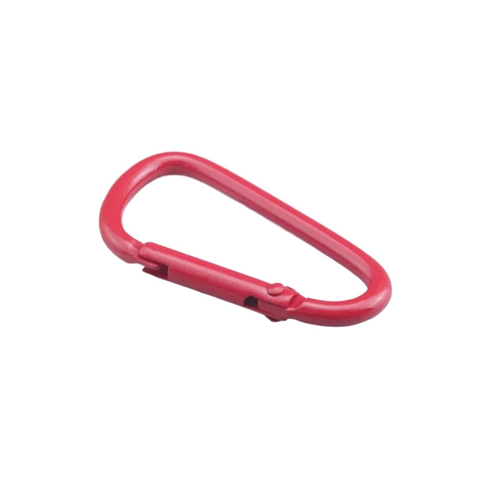 Mousquetons, crochets robustes, Lot de 5 à 20 boucles en alliage d'aluminium for sac à dos, équipement de camping, boucle de suspension for bouteille d'eau, mousqueton, porte-clés(Red,4.5cm 20PCS)