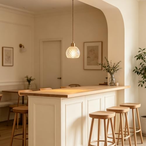 Lámpara de techo moderna sin sombras molestas para la mesa de comedor 4