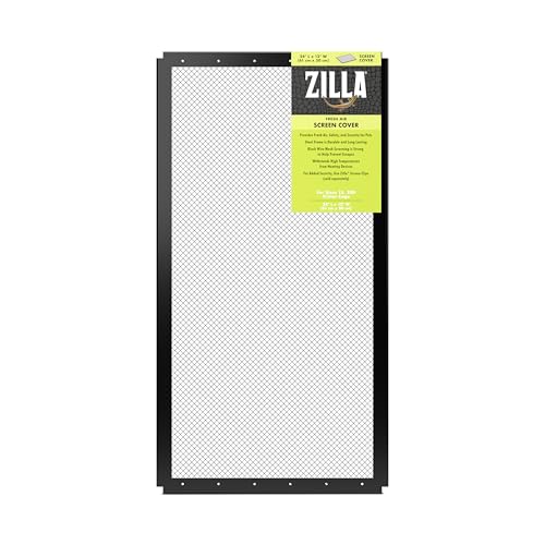 Zilla Reptile Terrarium Covers Fresh Air Screen 24 x 12