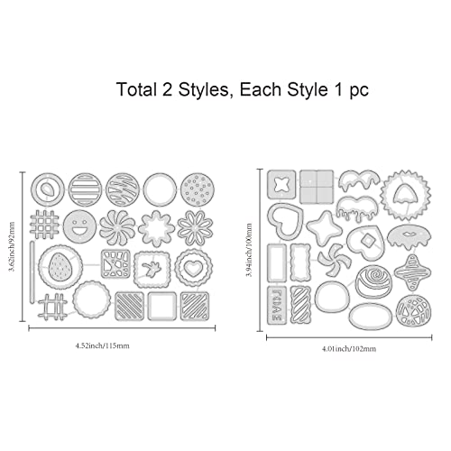 INFUNLY Chocolate Metal Die Cuts Sweet Cutting Dies Stencils for Card Making DIY Scrapbooking Photo Album Decorative - Image 3