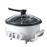 1200W Máquina Tostadora Eléctrica De Granos De Café Para El Hogar Secador De Frutos Secos Con Rotación De Tambor De Acero Inoxidable Adecuado Para Tostador De Maní/Nueces