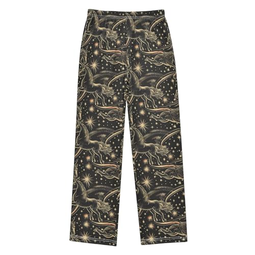 senya Beautiful Pegasus Constellation Long Pajama Pants Bottoms Soft Sleepwear with Pockets