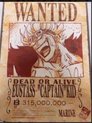 Amazon.co.jp: ONE PIECE 手配書ポスター OP展 ユースタス・キャプテン