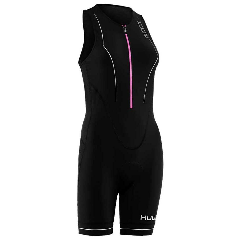 Huub Damen Aura ärmelloser Trisuit, Schwarz/Violett