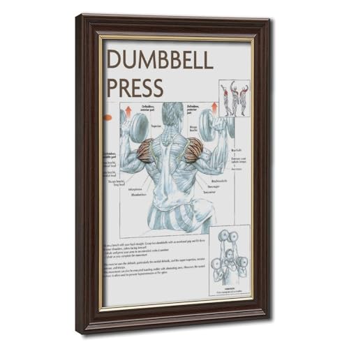 Póster de lienzo con mancuernas para colgar en el hombro, para decoración de pared, pinturas para sala de estar, dormitorio, marco de 61 cm de largo x 91 cm de ancho
