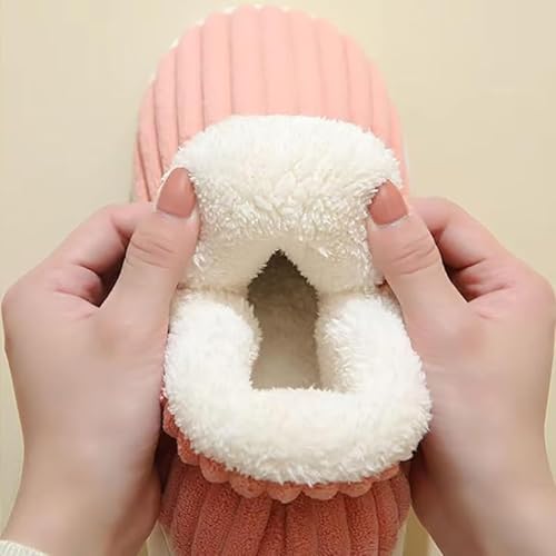 Pluffi Cozy Stylish Slipper,Pluffi Slipper Booties,Pluffi Slippers,Winter Warm Thick-Soled Plush Fuzzy House Cloud Slide2