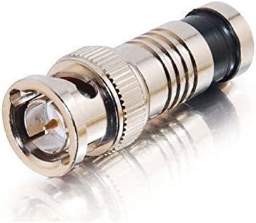 BNC Male Compression Coax Connectors RG59 Pack of 50 Pcs