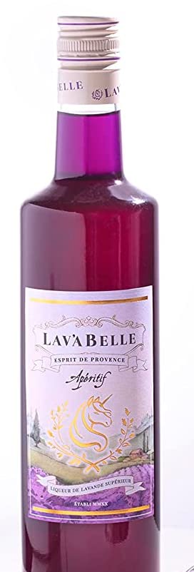 2 Flaschen Lav'a Belle Apéritif Lavendellikör 18% a 700ml, made in Germany Lava