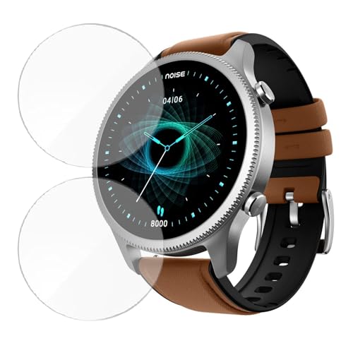 Image of 2 Pack| Smartwatch Screen Protector for NoiseFit Halo |1.43 inch| | Flexible TPU Film, 9H Scratch Resistant, Bubble Free Installation - Not Tempered Glass