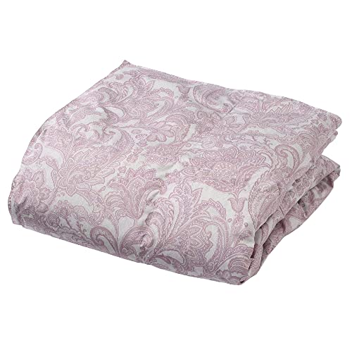 西川 ダウンケット 羽毛肌掛け布団 シングル 洗える ダックダウン70% ふんわり 軽量 ピンク KE02085402 ペイズリー花柄/ピンク