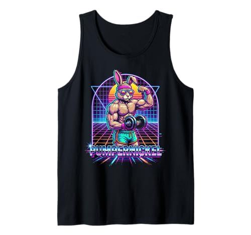 Pumpernickel Hase Bodybuilding Fitness Gym 80er Retro Tank Top