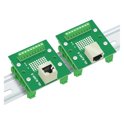 Divisor RJ-45 vertical con montaje en riel DIN para redes estables 2