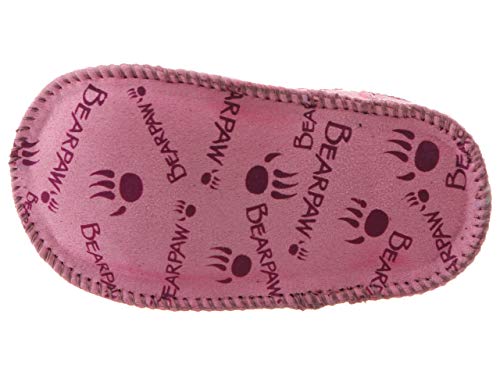 Bearpaw Skylar, Pantofole Bimba 0-24, Rosa (Pink