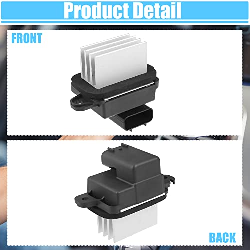 Image of ACROPIX HVAC Blower Motor Resistor AC Blower Control 27151-ZW00A VP5NEH-19E624-AA Fit for Nissan Armada 2010-2015 - Pack of 1 Black